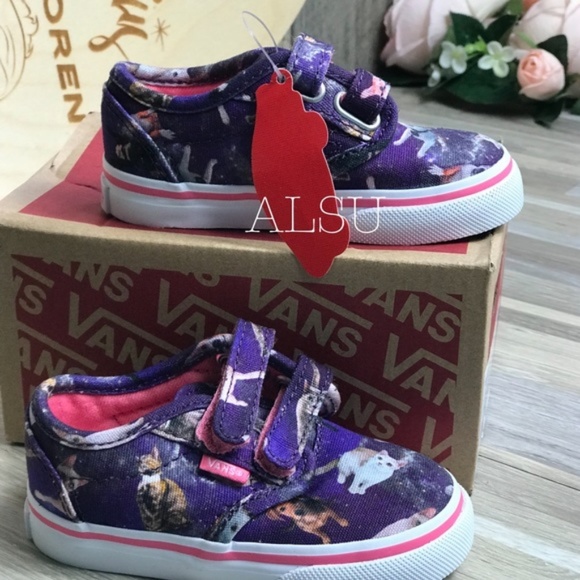 NWT VANS Atwood V Canvas CatDog Kid’s AUTHENTIC - Picture 5 of 6